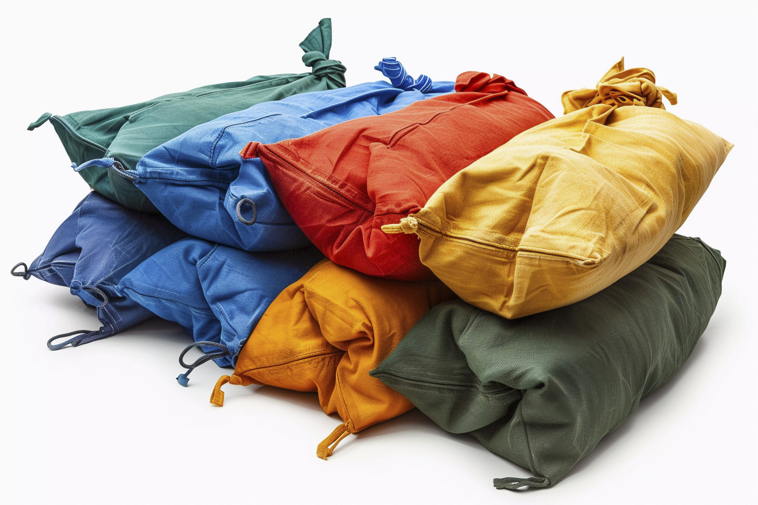 Compression Bags vs Packing Cubes comparison showing how compression bags save space in luggage.